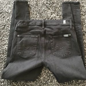 Seven 7 for all mankind distressed skinny jeans